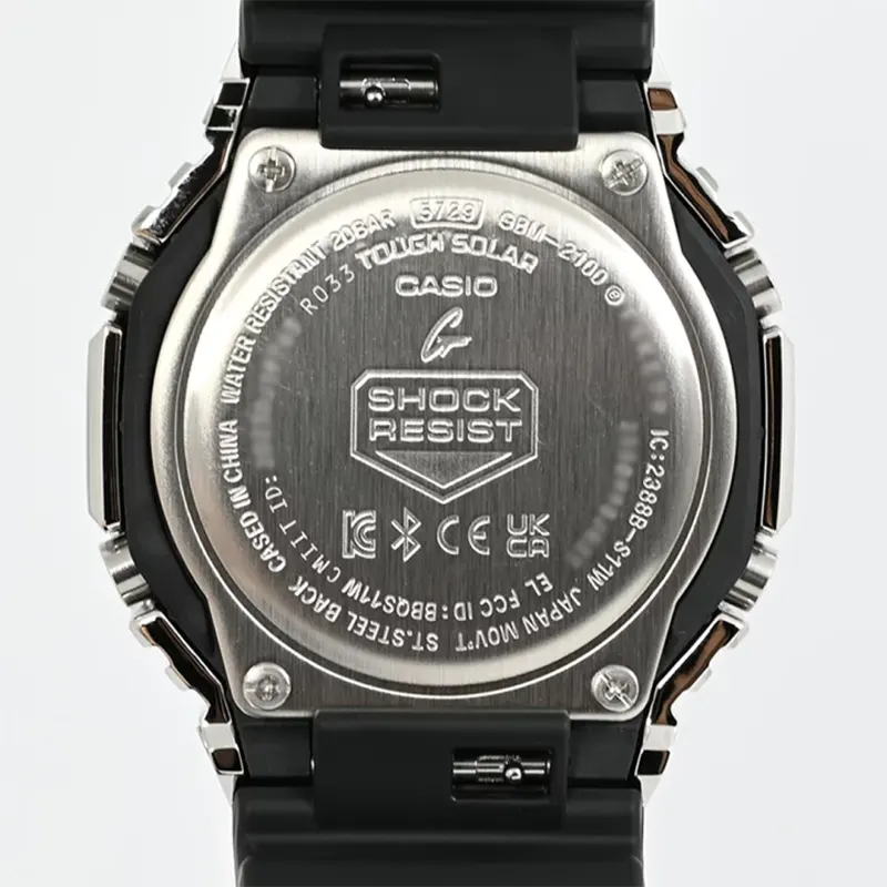 Casio G-Shock Tough Solar Bluetooth White Dial Men's Watch- GBM-2100A-8B